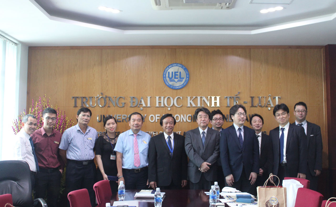 Trường ĐH Kinh tế - Luật tiếp và làm việc với Trường ĐH Keio Law School, Nhật Bản