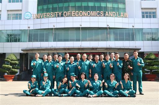 Ban Chỉ huy quân sự UEL 10 năm xây dựng lực lượng vững mạnh và toàn diện
