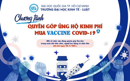 Trường Đại học Kinh tế - Luật vận động ủng hộ kinh phí mua Vaccine Covid-19