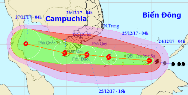 Trường Đại học Kinh tế - Luật thông báo cho sinh viên nghỉ tránh Bão số 16