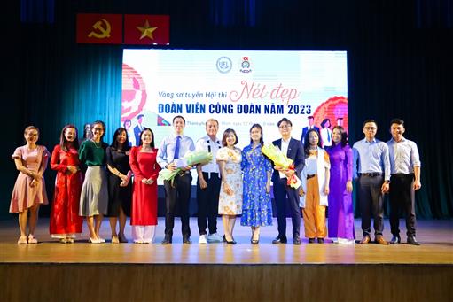 Hội thi "Nét đẹp đoàn viên Công đoàn" Trường Đại học Kinh tế - Luật năm 2023