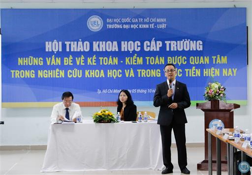 Hội thảo khoa học "Những vấn đề về Kế toán - Kiểm toán được quan tâm trong nghiên cứu khoa học và thực tiễn hiện nay"