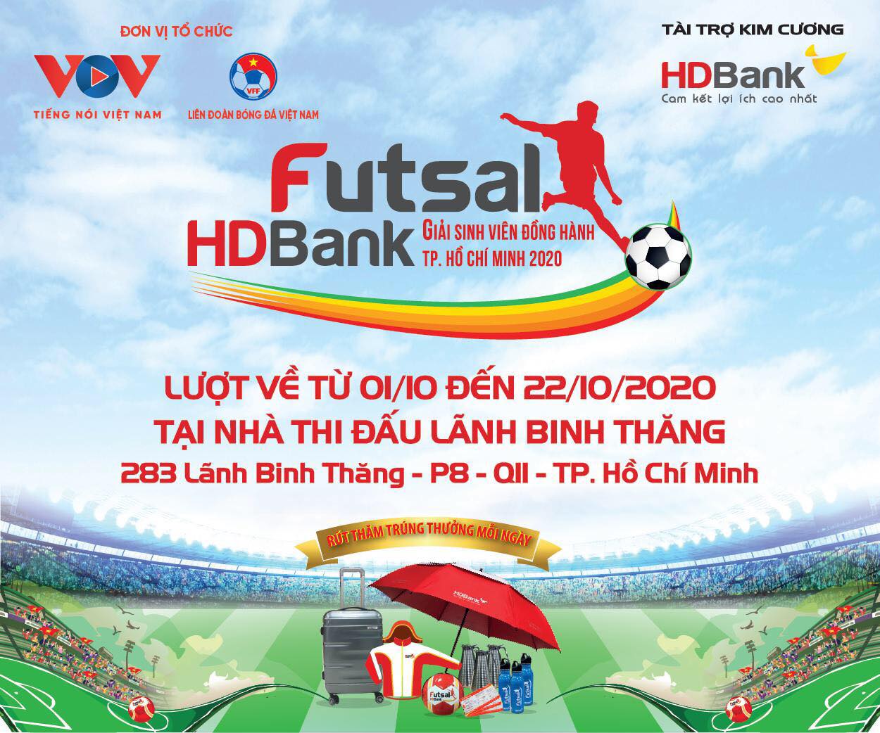 Đội tuyển UEL tham dự Giải Futsal HDBank sinh viên đồng hành TP. Hồ Chí Minh 2020