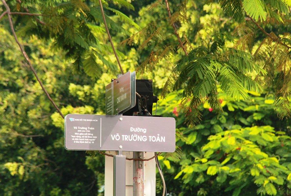 Hệ thống đường trong khu đô thị ĐHQG TP.HCM mang tên các danh nhân