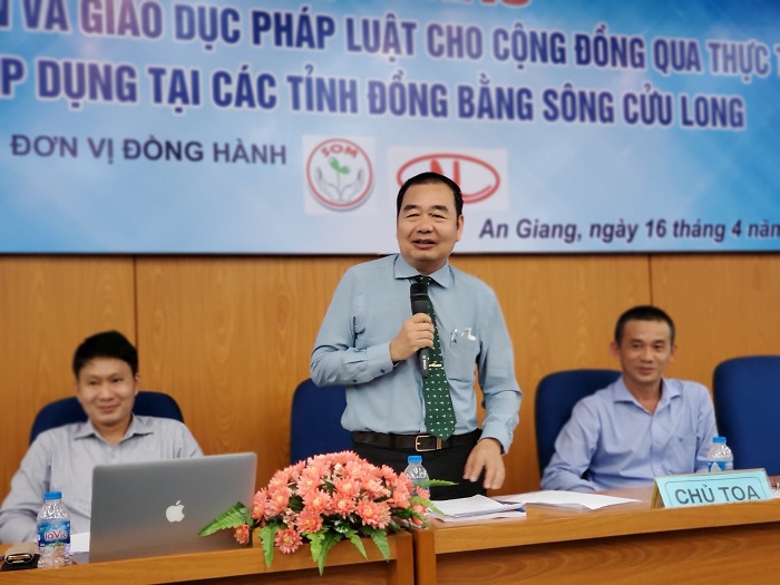 Hội thảo về "Phổ biến và giáo dục pháp luật cho cộng đồng thông qua thực tiễn tại các tỉnh Đồng bằng Sông Cửu Long"