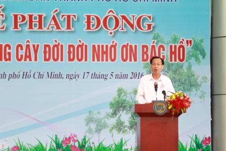 Lễ phát động "Tết trồng cây đời đời nhớ ơn bác Hồ".