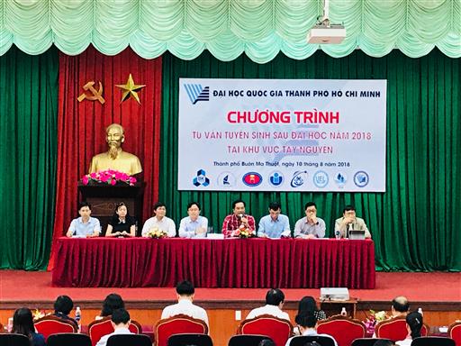 Chương trình Tư vấn tuyển sinh sau đại học 2018 tại khu vực Tây Nguyên