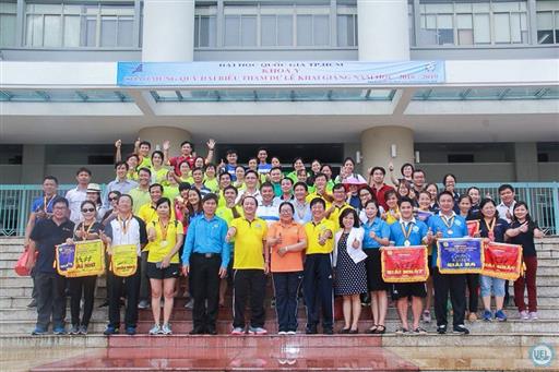 Trường Đại học Kinh tế - Luật giành thành tích cao tại Hội thao Công đoàn ĐHQG TP.HCM 2018