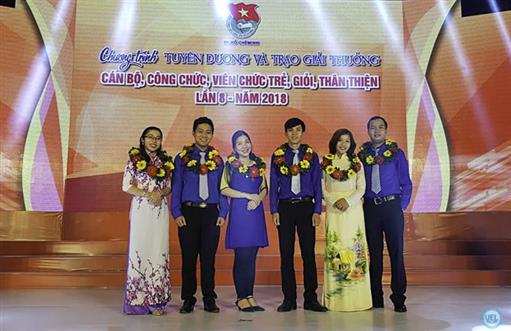 06 cá nhân UEL đạt danh hiệu "Công chức, viên chức Trẻ, Giỏi, Thân thiện" lần 8 năm 2018