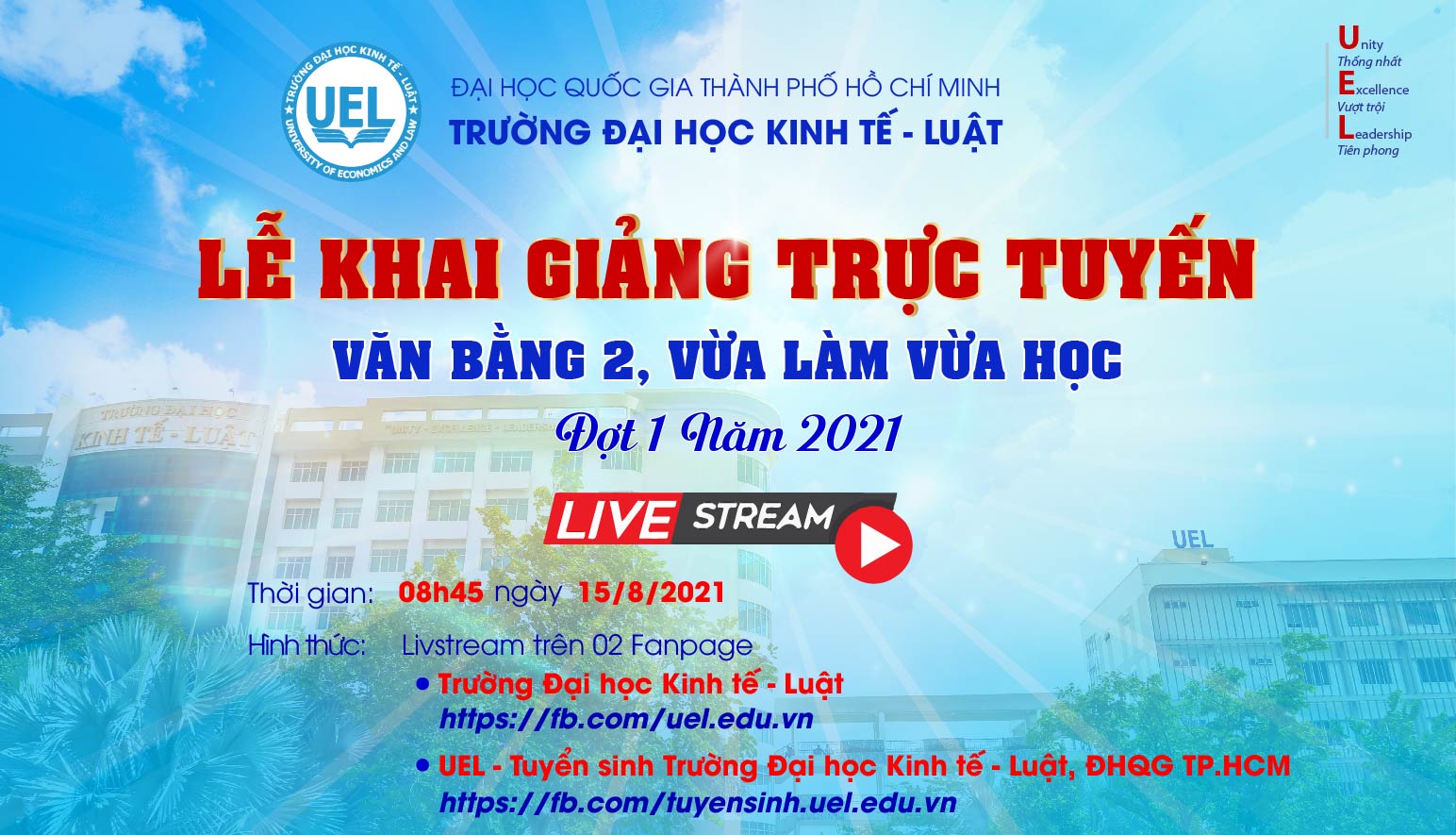 Mùa tựu trường đặc biệt của 369 tân sinh viên Văn bằng 2