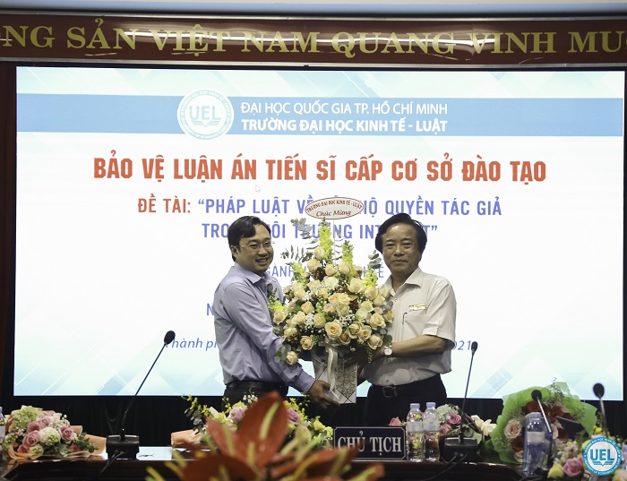 Nghiên cứu sinh Võ Trung Hậu đã bảo vệ thành công luận án tiến sĩ cấp cơ sở đào tạo