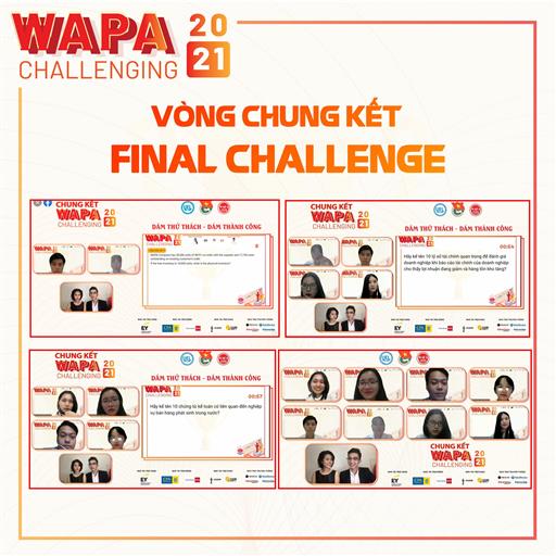 Vòng chung kết cuộc thi học thuật WAPA CHALLENGING 2021