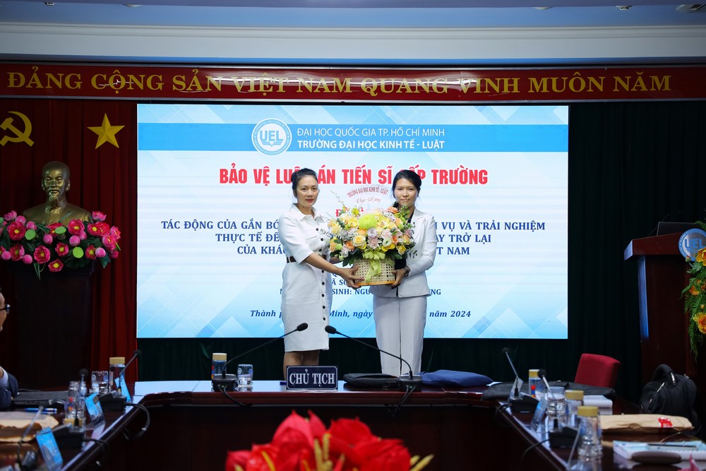 NCS Nguyễn Minh Hương bảo vệ thành công luận án tiến sĩ ngành Quản trị kinh doanh