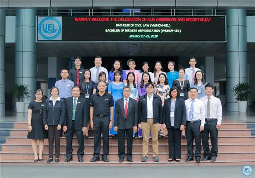 Đánh giá ngoài theo tiêu chuẩn AUN-QA chương trình Quản trị kinh doanh và Luật dân sự