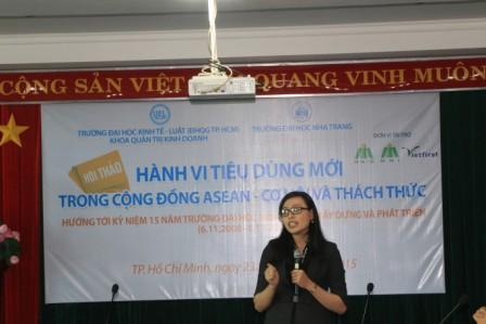 Hội thảo khoa học về "Hành vi tiêu dùng mới trong cộng đồng ASEAN: cơ hội và thách thức".
