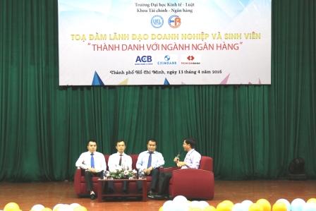 "Toạ đàm lãnh đạo doanh nghiệp và sinh viên - Thành danh cùng ngành Ngân hàng"