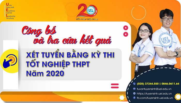 Trường Đại học Kinh tế - Luật công bố điểm trúng tuyển Đại học chính quy năm 2020