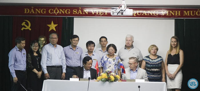 UEL tiếp đoàn Trung tâm nghiên cứu Việt Nam và Asean thuộc Viện Viễn đông, Viện Hàn lâm Khoa học Liên bang Nga