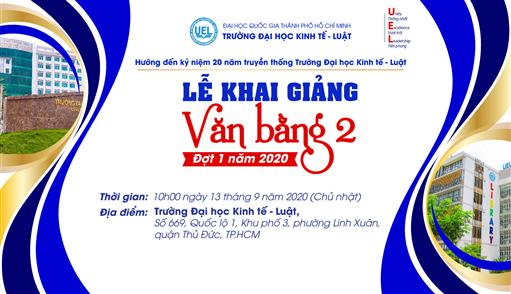 Lễ khai giảng và sinh hoạt đầu khóa văn bằng 2 chính quy Khóa 2020-2022