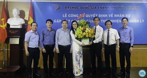 TS Huỳnh Thị Thúy Giang được bổ nhiệm Phó Hiệu trưởng của Trường Đại học Kinh tế - Luật