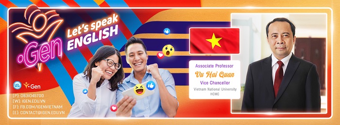 [Let's Speak English] GIAO LƯU TIẾNG ANH TRỰC TUYẾN CÙNG PGS.TS VŨ HẢI QUÂN - PHÓ GIÁM ĐỐC ĐHQG-HCM