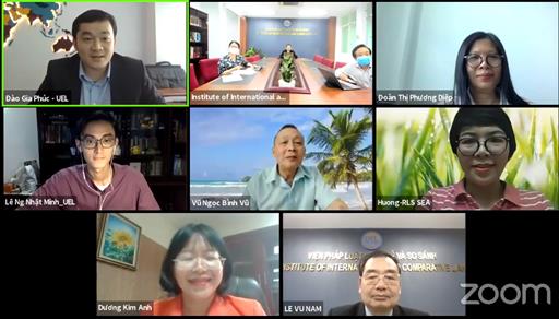 UEL và Quỹ Rosa-Luxemburg-Stiftung Đông Nam Á phối hợp tổ chức toạ đàm "Lý thuyết pháp luật nữ quyền"