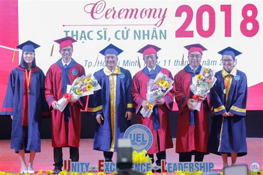 Lễ tốt nghiệp và trao bằng thạc sĩ, cử nhân khóa 2014 - 2018