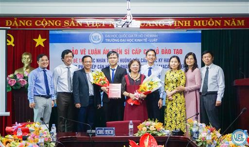 Nghiên cứu sinh Nguyễn Thanh Liêm bảo vệ thành công luận án tiến sĩ cấp cơ sở đào tạo