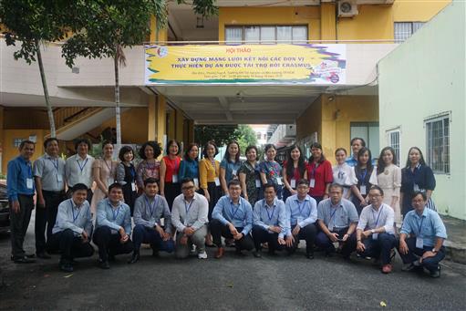 Hội thảo: "Xây dựng mạng lưới kết nối các đơn vị thực hiện dự án được tài trợ bởi Erasmus"