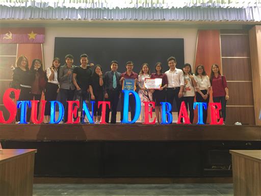 Đội sinh viên UEL đã xuất sắc vào Vòng chung kết xếp hạng Cuộc thi Biện luận sinh viên - Student Debate 2017 do FBNC tổ chức