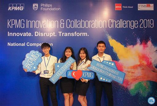 Sinh viên Khoa Kinh tế đối ngoại giành giải Nhì cuộc thi "KPMG Innovation & Collaboration Challenge 2019"