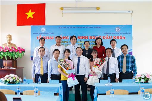 Trường Đại học Kinh tế - Luật khai giảng và sinh hoạt đầu khóa chương trình thạc sĩ tại Bến Tre