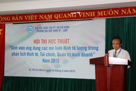 Hội thi học thuật "Sinh viên ứng dụng các mô hình Kinh tế lượng trong phân tích Kinh tế, Tài chính, Quản trị kinh doanh năm 2015".