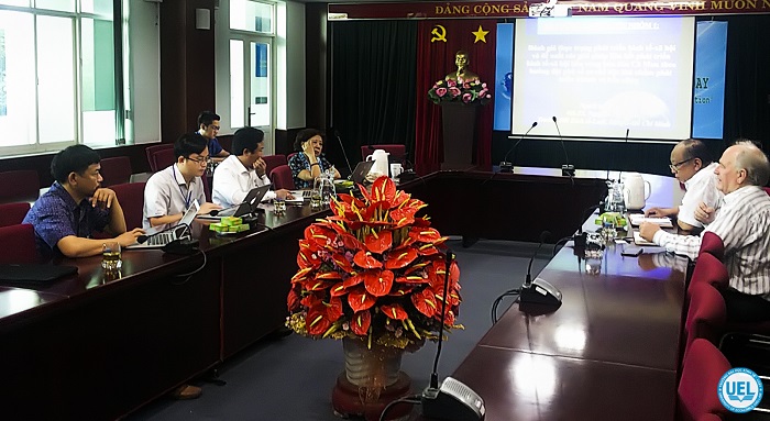 Đại diện của Tổ chức Hợp tác Quốc tế Đức (GIZ) làm việc với UEL