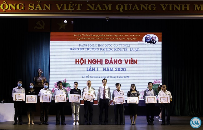 Hội nghị Đảng viên- Đảng bộ Trường ĐH Kinh tế - Luật, ĐHQG-HCM lần I năm 2020