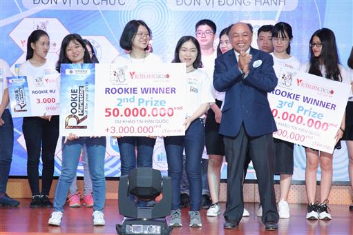 Chúc mừng Đội sinh viên của Trường đạt giải Nhì cuộc thi "Rookie Marketing 2018"