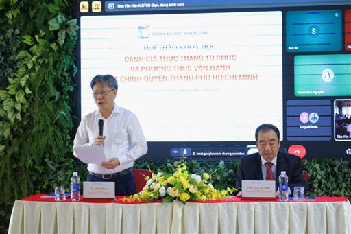 UEL nghiên cứu cách vận hành của chính quyền TP.HCM theo "đặt hàng" từ Sở Nội vụ